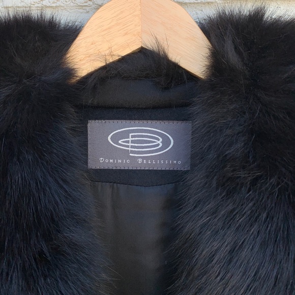 Dominic Bellissimo Fine Wool & Fox Collar Coat - Picture 7 of 14
